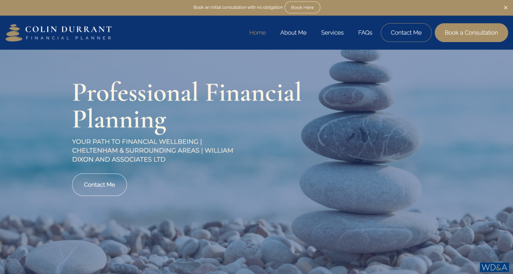Financial Adviser Cheltenham Website